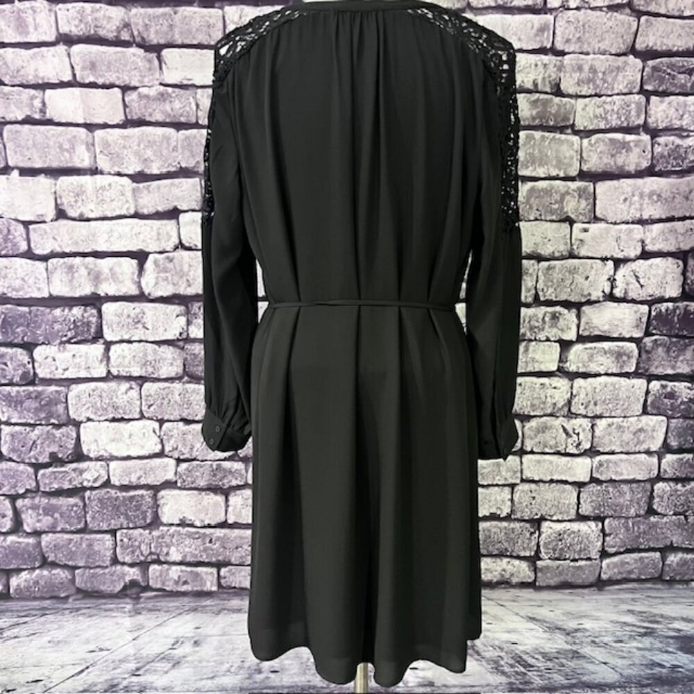 Ann Taylor LOFT Gray A-Line Dress Size L - Picture 6 of 9